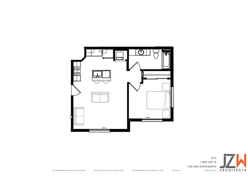 1 Bedroom B