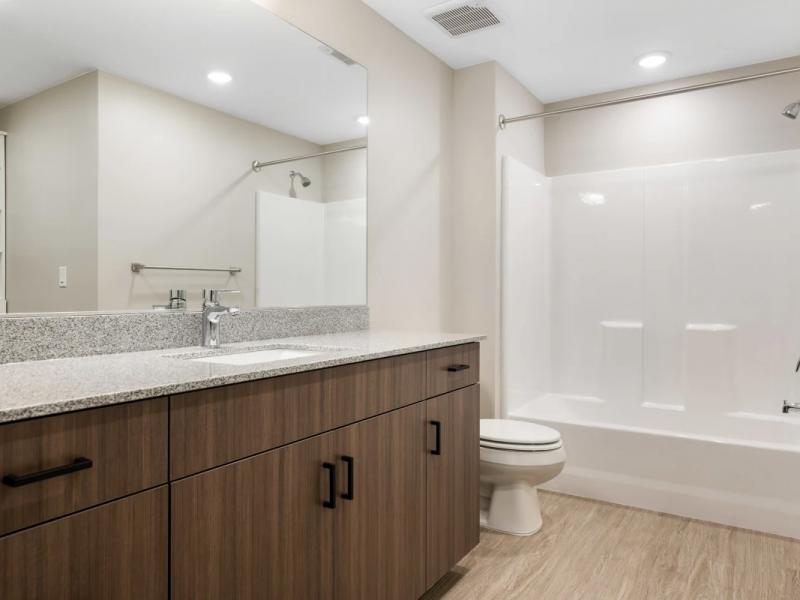 Interior Bathroom | Trailhead Apartments