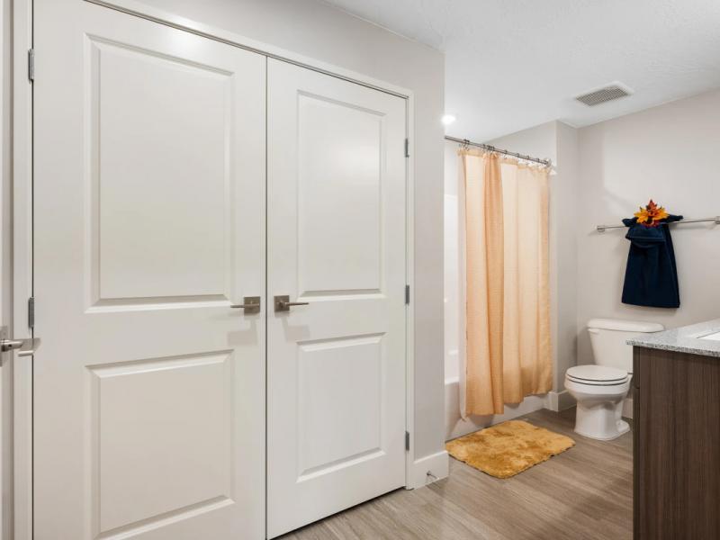Bathroom | Trailhead Apartments