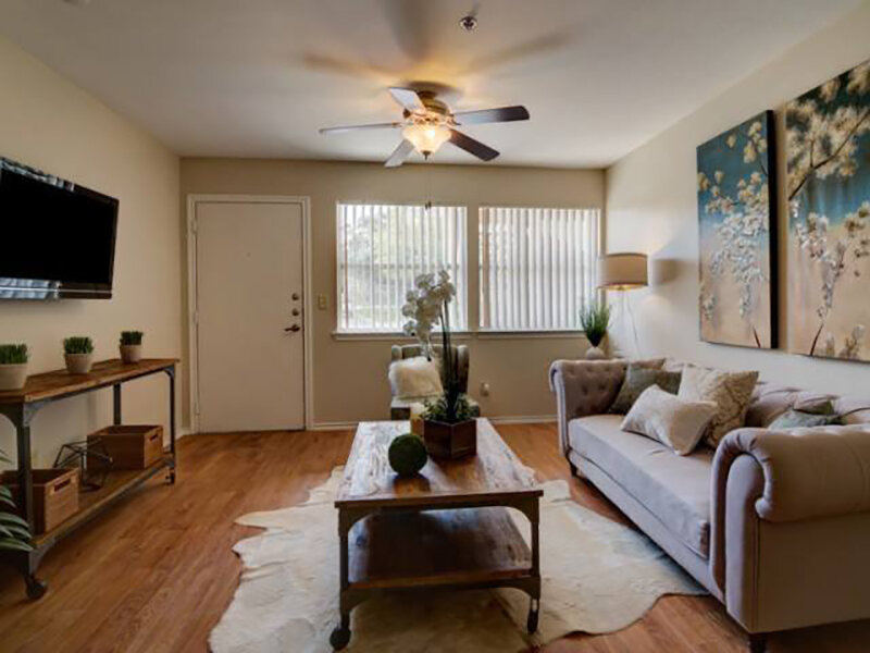 Living Room | The Ridge at Bandera Apartments in San Antonio, TX