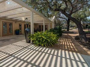 Clubhouse Exterior | The Ridge at Bandera Apartments in San Antonio, TX