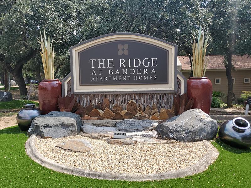 Welcome Sign | The Ridge at Bandera Apartments in San Antonio, TX