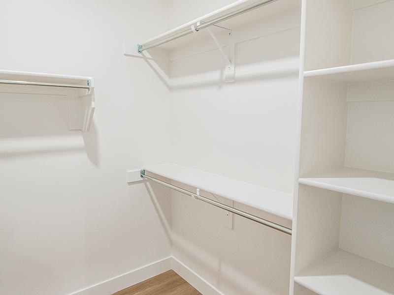 Walk in Closet | Trail Hollow Apartments in West Haven, UT