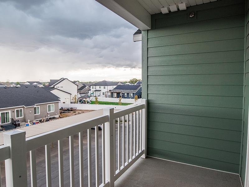Balcony | Trail Hollow Apartments in West Haven, UT