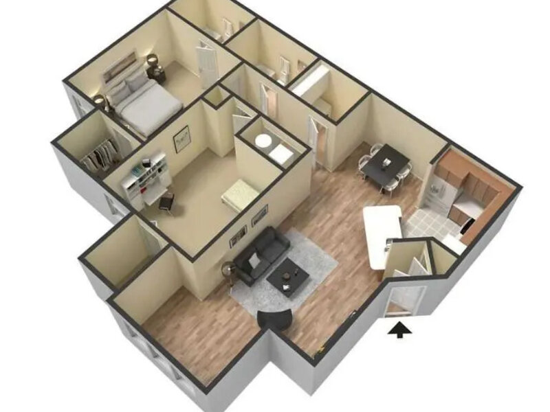 Apartments in Lawrenceburg, IN Floor Plans at Tuscany Bay