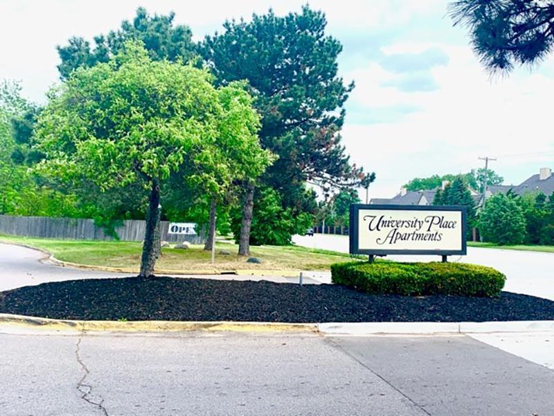 Welcome Sign | University Place Apartments in Pontiac, MI
