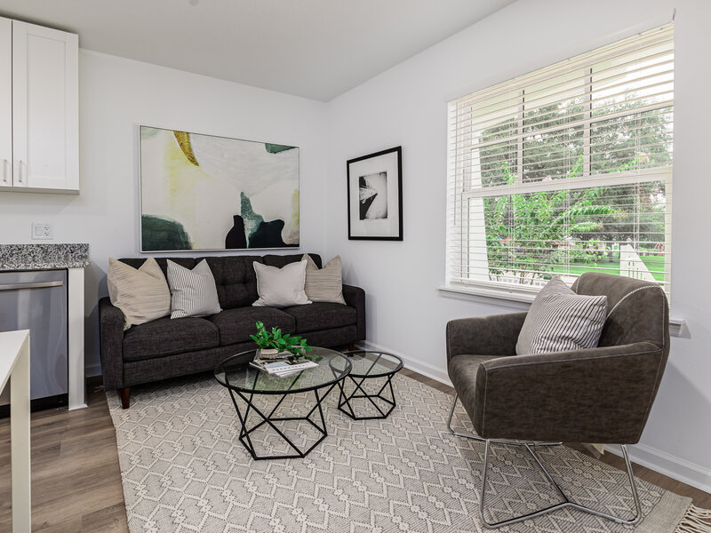 Living Room | 1 Bedroom Apartment | Valencia at the Park