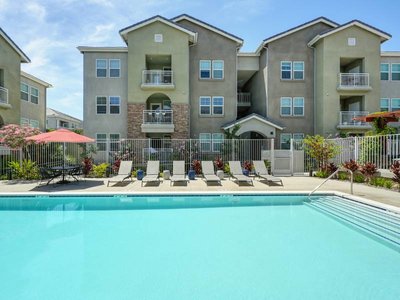 Sparkling Swimming Pool | Vela Apartments in Santee, CA