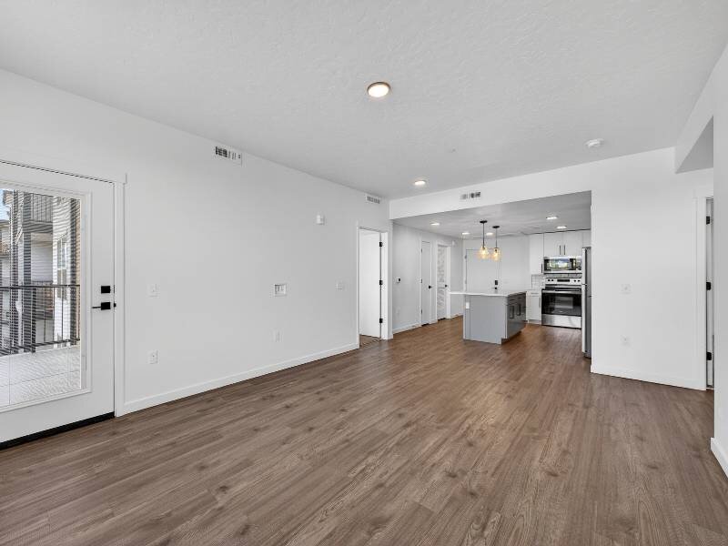 Living Room | Three Bedroom | Village Apartments