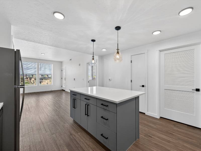 Kitchen Island | Three Bedroom | Village Apartments