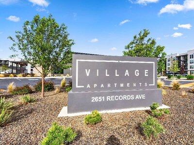 Living Room | One Bedroom | Village Apartments