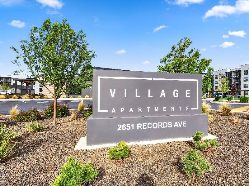 Monument Sign | Village Apartments