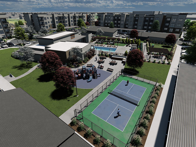 Tennis Court | Village Apartments