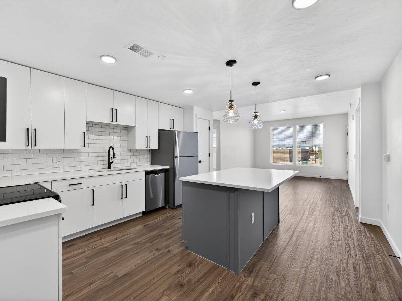 Kitchen | Three Bedroom | Village Apartments