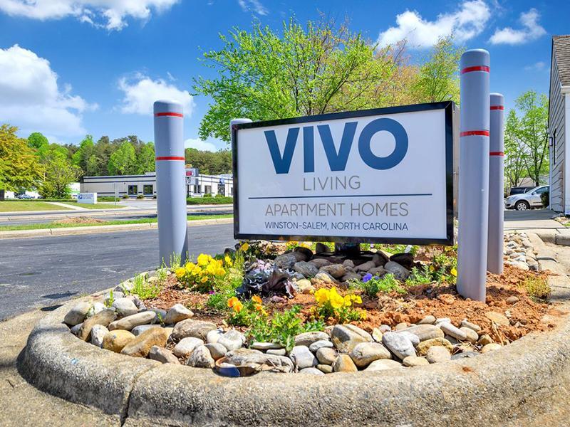 Welcome Sign | Vivo Apartments in Winston Salem, NC