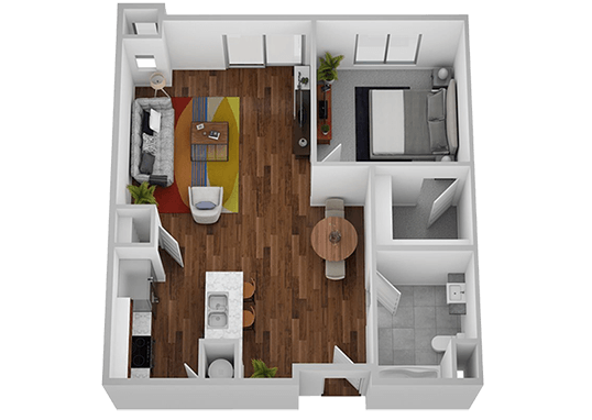 Floorplan for Whisper Ridge Apartments