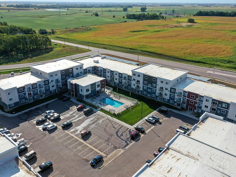 Aerial View of Surrounding Area | Whisper Ridge Apartments in Sioux Falls, SD