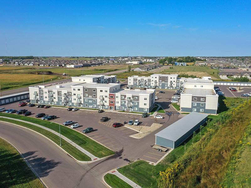 Aerial View of Apartments | Whisper Ridge Apartments in Sioux Falls, SD