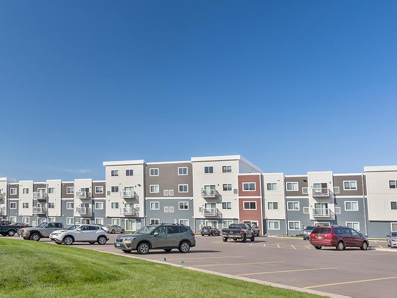 Parking Lot | Whisper Ridge Apartments in Sioux Falls, SD