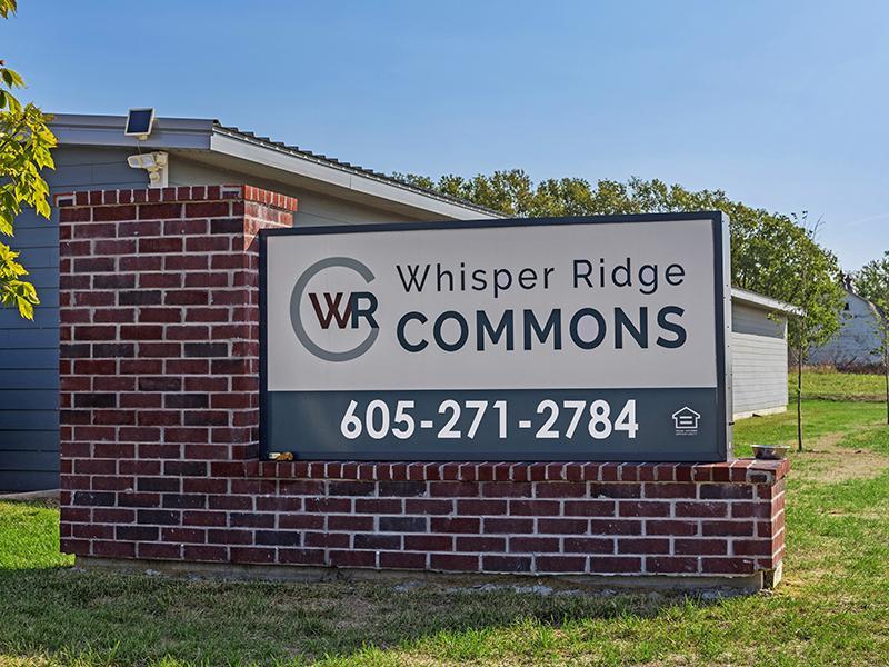 Whisper Ridge Sign | Whisper Ridge Apartments in Sioux Falls, SD