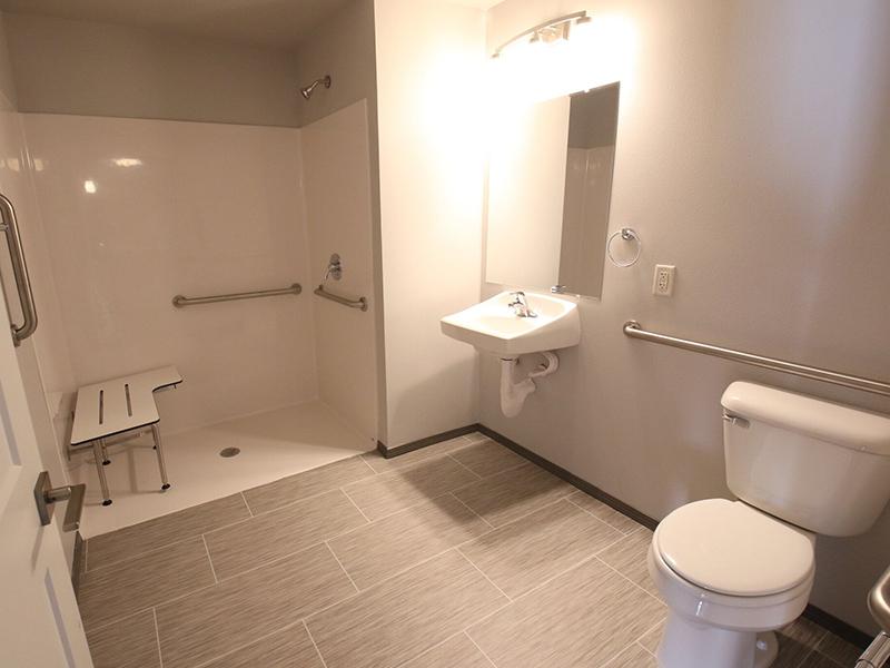 ADA Accessible Bathroom | Whisper Ridge Apartments in Sioux Falls, SD