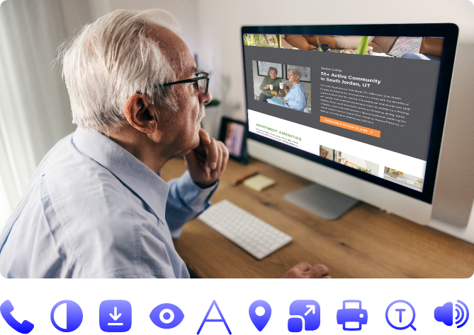 55+ community website