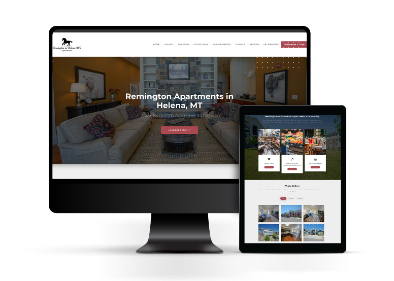 Apartment website development